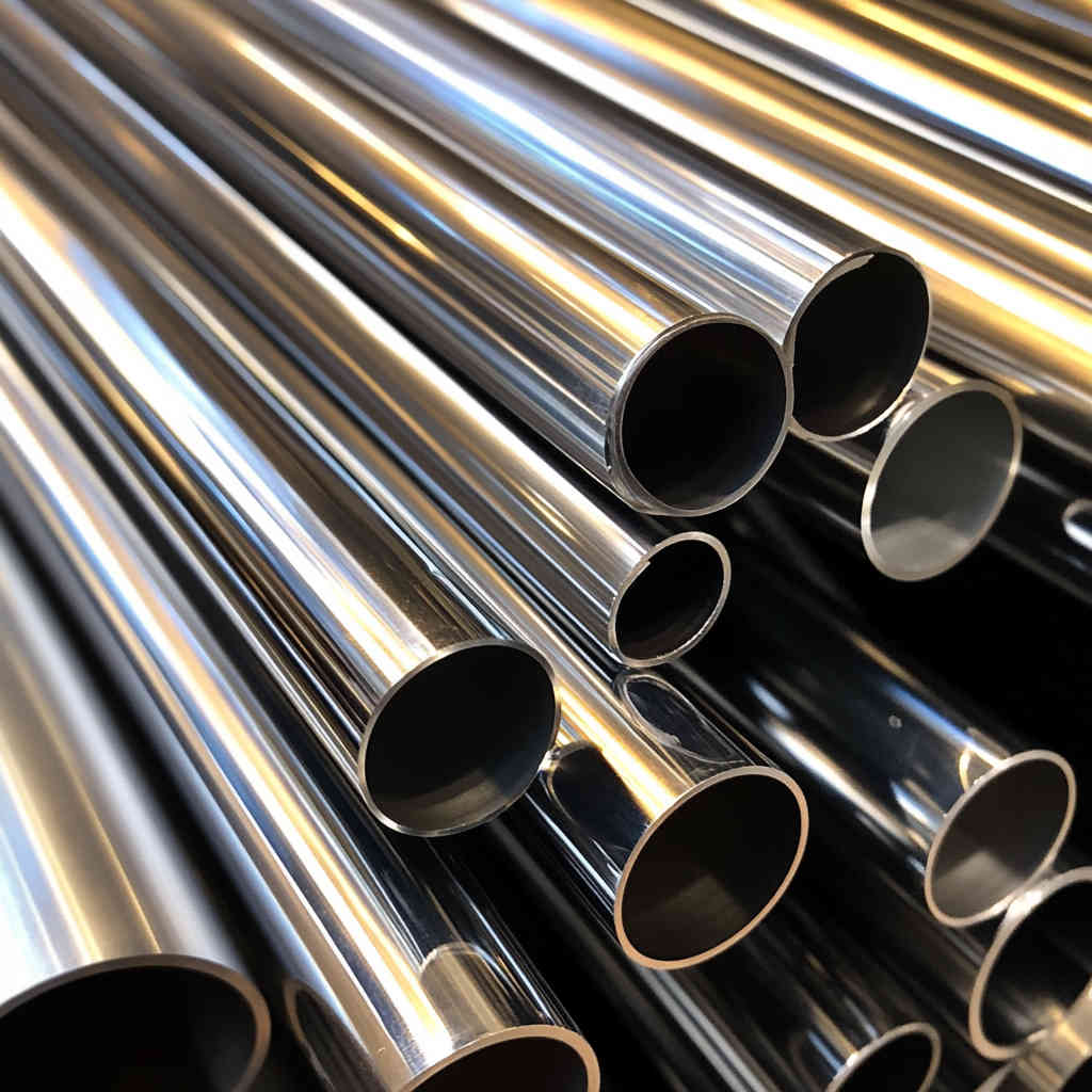 Variety of stainless steel pipes